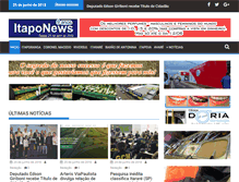 Tablet Screenshot of itaponews.com.br
